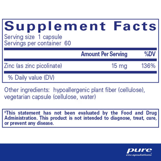 Pure Encapsulation Zinc 15